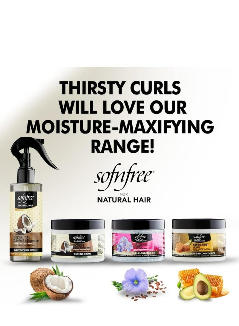 Sofn'free Curl Elongating Gel with Flaxseed Oil & Rosewater 325 ML - Image 4