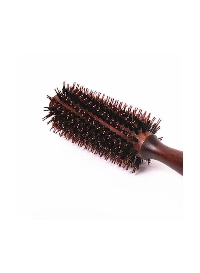 NIBEMINENT Boar Bristle Hair Brush Brown