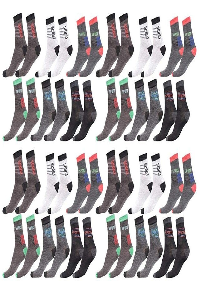Malvina Boy's Ankle Socks Pack of 24 - Image 1