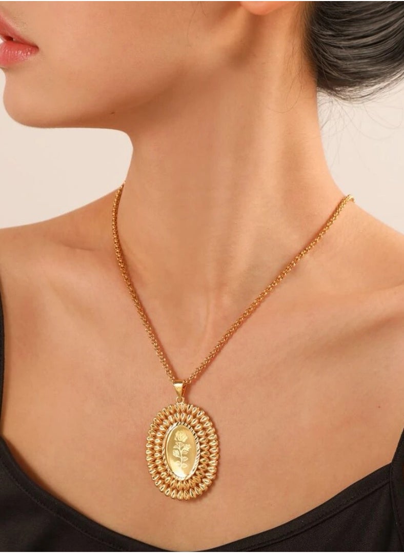 GOLDMAX 24k Gold Plated Necklace For Women  - Image 2