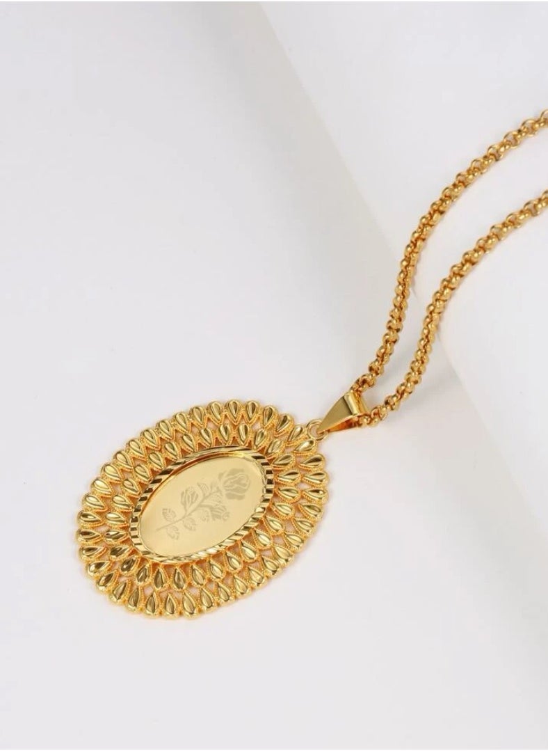 GOLDMAX 24k Gold Plated Necklace For Women  - Image 1