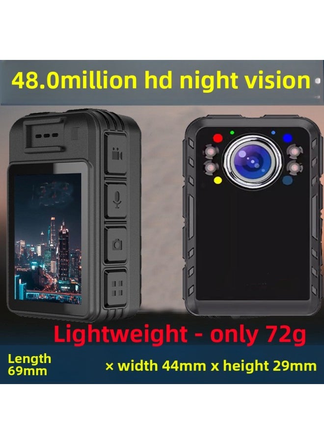 Generic Police Camera King Wing Law Enforcement Recorder Hd 4k Infrared Night Vision X1 X2 X3 X4 X5 X6 X7 X8 X9-Body Color:Official Standard ConfiGuration (32G)  - Image 1