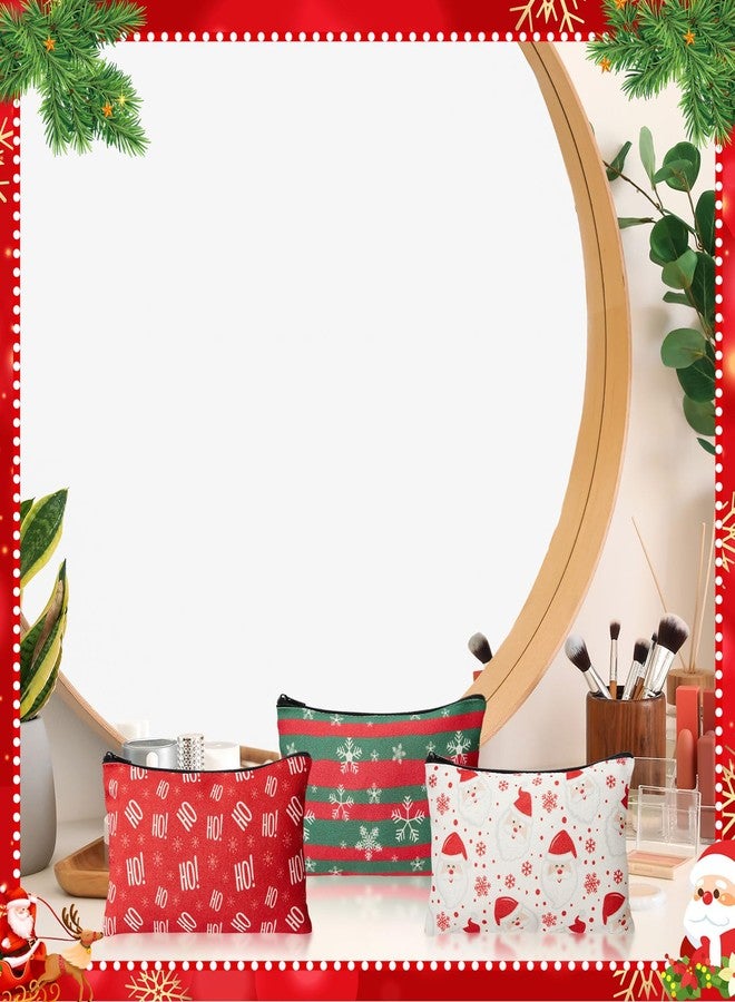 مينبلان مجموعة مينبلان من 24 حقيبة مكياج، حقائب مستحضرات تجميل بالجملة، حقيبة بسحاب، حقيبة سفر محمولة، منظم جيوب لأدوات التجميل، هدية مثالية للحفلات، متعددة الألوان - Image 4