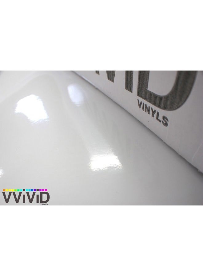 VViViD White High Gloss Realistic Paint-Like Microfinish Vinyl Wrap Roll with VViViD XPO Air Release Technology (1ft x 5ft) - Image 5