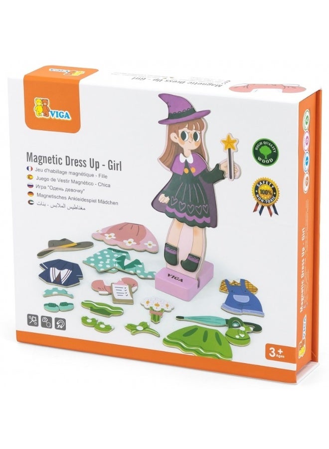 Viga Magnetic Dress Up - Girl - Image 1