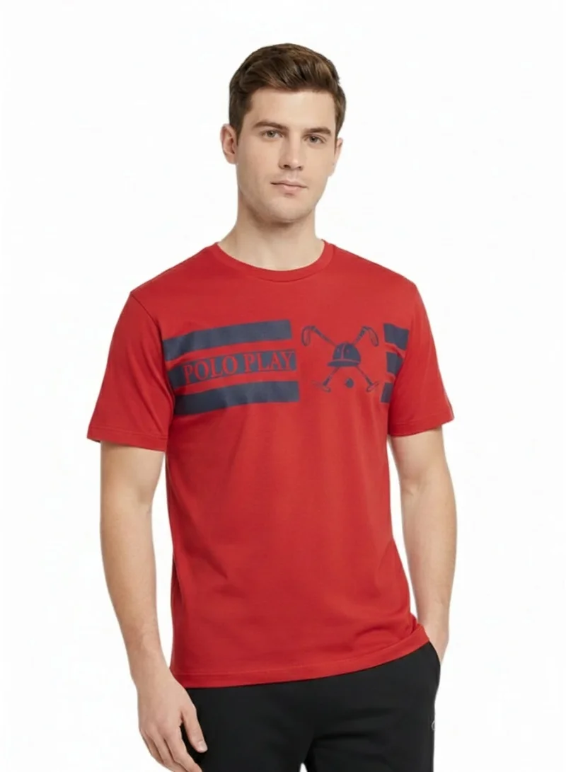 Polo Play  Men’s Graphic T-Shirt-2 pack for Men | Best Price UAE