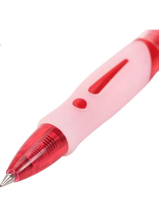 M.G Chenguang (M&G) 0.5Mm Red Gel Pen, Retractable Bullet Tip, Signature Pen, Office Pen, Gp1163C, Red, 12 Pcs (1 Eraser Included) - Image 3