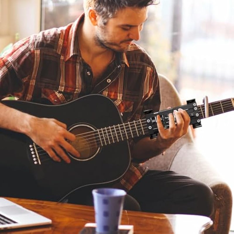 Montoya Guitar Chord Presser Trainer | Guitar Starter Learning Aid,Chord Presser Practice Helper Music Learner Device for Family Class Kids Beginners Adults Friends Beginner Musical Skill Development - Image 4