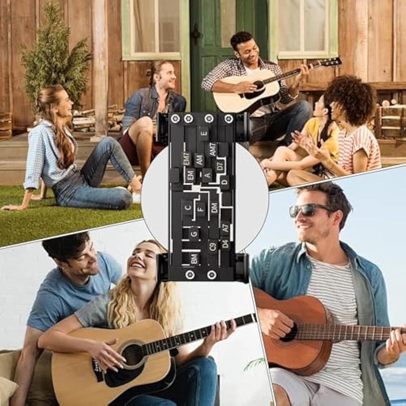 Montoya Guitar Chord Presser Trainer | Guitar Starter Learning Aid,Chord Presser Practice Helper Music Learner Device for Family Class Kids Beginners Adults Friends Beginner Musical Skill Development - Image 5