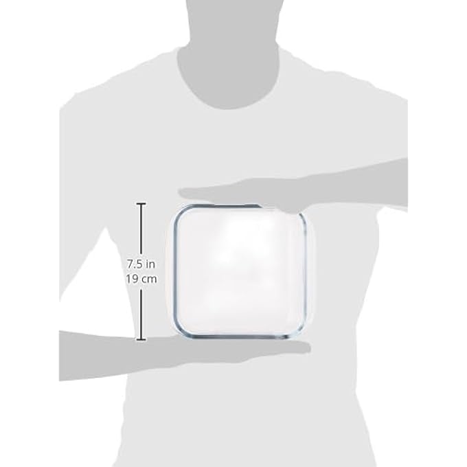 rayihni Ahm 11L Square Baking Dish  Oven Glass - Image 5