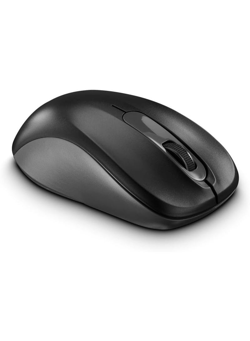Hama AMW-200 Optical 3-Button Wireless Mouse, Black/Gray - Image 4