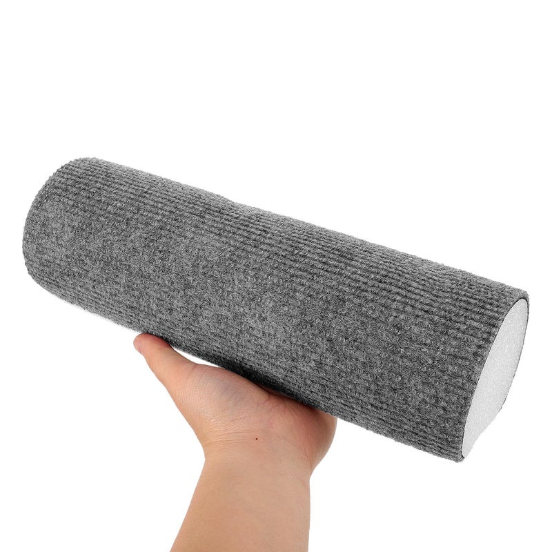 عمود خدش قطط ذاتي اللصق 9x30 سم رمادي فاتح قابل لإعادة الاستخدام عمود خدش عمودي - Image 5