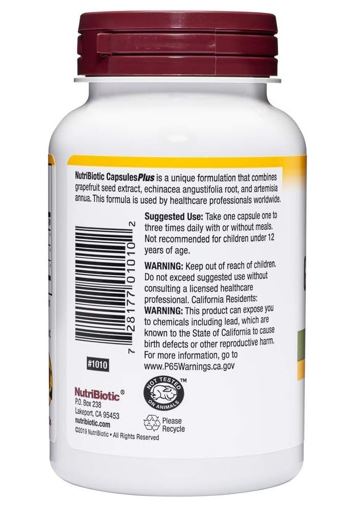 NutriBiotic Grapefruit Seed Extract CapsulesPlus, 125 mg of GSE, 90 Count - Image 5