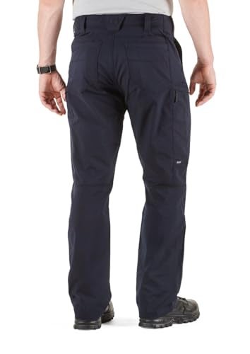 5.11 Tactical Men's Apex Pants, Regular Fit, Gusseted, 10 Pockets, Style 74434, Dark Navy 2, 32W x 30L - Image 3