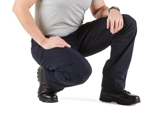5.11 Tactical Men's Apex Pants, Regular Fit, Gusseted, 10 Pockets, Style 74434, Dark Navy 2, 32W x 30L - Image 5