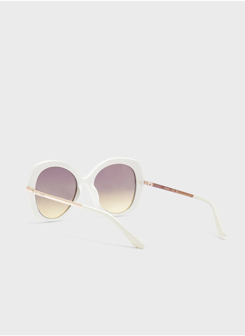 جس Gu0021521B55 Cat Eye Sunglasses