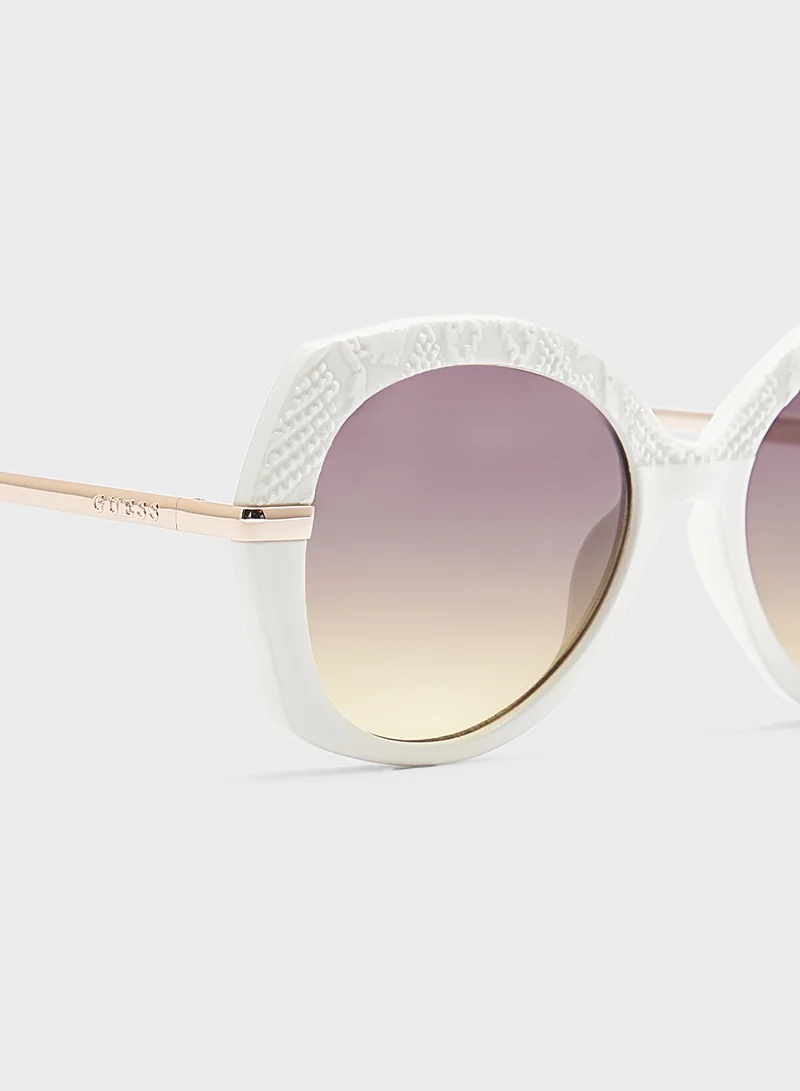 GUESS Gu0021521B55 Cat Eye Sunglasses