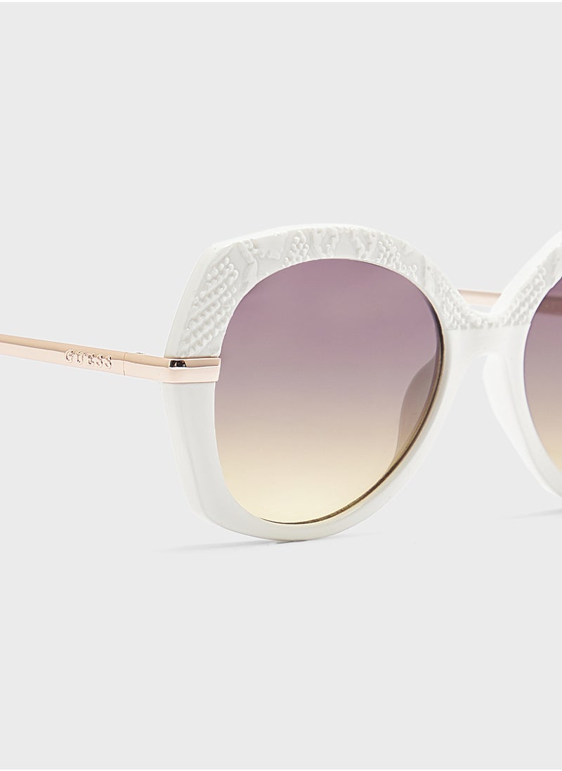 GUESS Gu0021521B55 Cat Eye Sunglasses  - Image 3