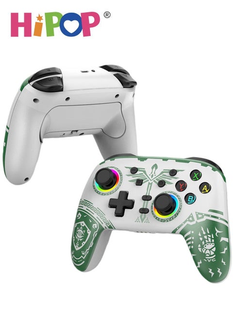 Wireless Gaming Gamepad,Be Suitable for PC,Laptop,PS,Android,iOS,Simulate True Vibration and Precise Button,Cool Gaming Controller Gamepad for Kids and Adults
