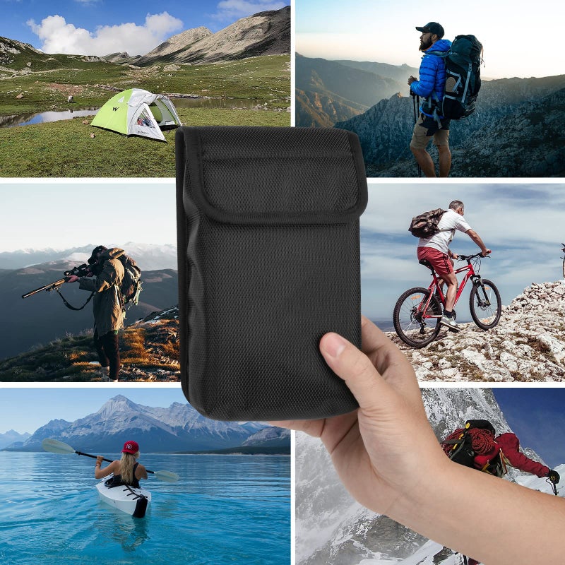 Xxerciz حافظة سوفت Xxerciz متوافقة مع جهاز GPS المحمول Garmin Montana 700i / 700 / 750i، حقيبة تخزين واقية محمولة مع كارابينر - Image 2