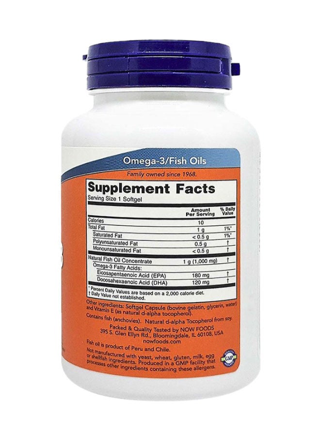 now Omega-3 180EPA/120DHA Softgels 100's - Image 3