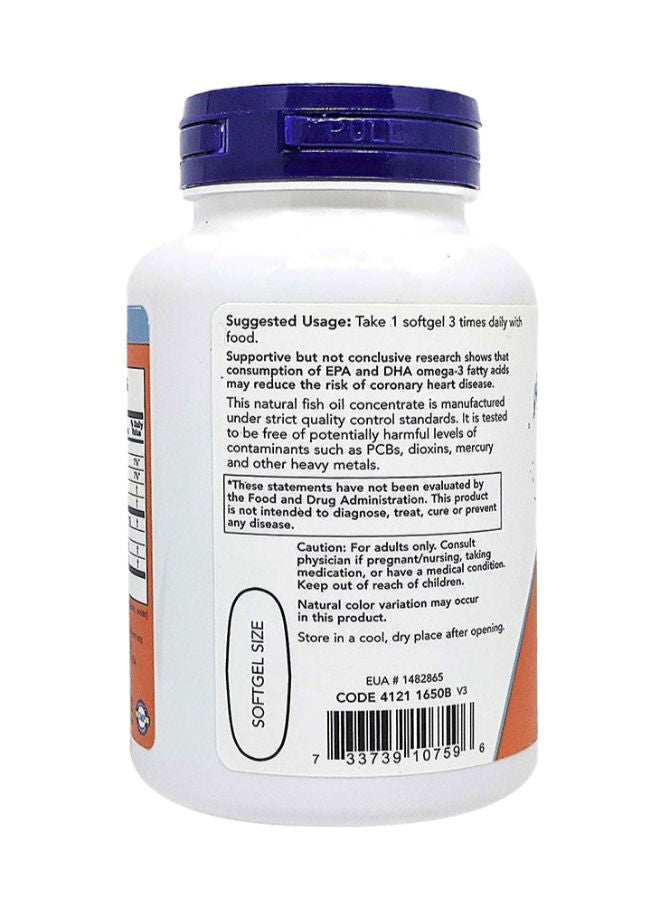 now Omega-3 180EPA/120DHA Softgels 100's - Image 4