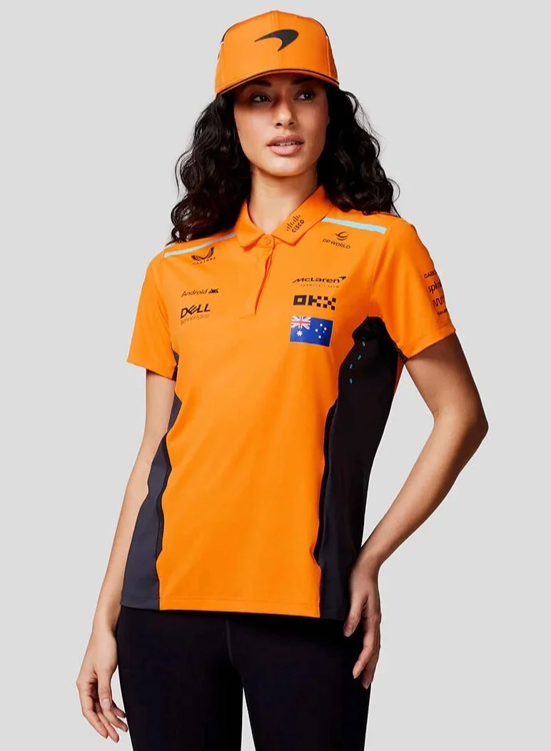 MCLAREN REPLICA POLO SHIRT PIASTRI
