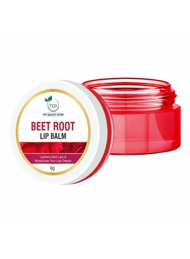 TQS Beet Root Lip Balm, 6g, Lightens Dark Lips, Deep Moisturising - Image 1