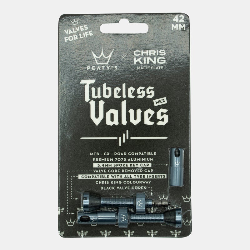 PEATY'S x Chris King (MK2) Tubeless Valves - 42mm - Image 2