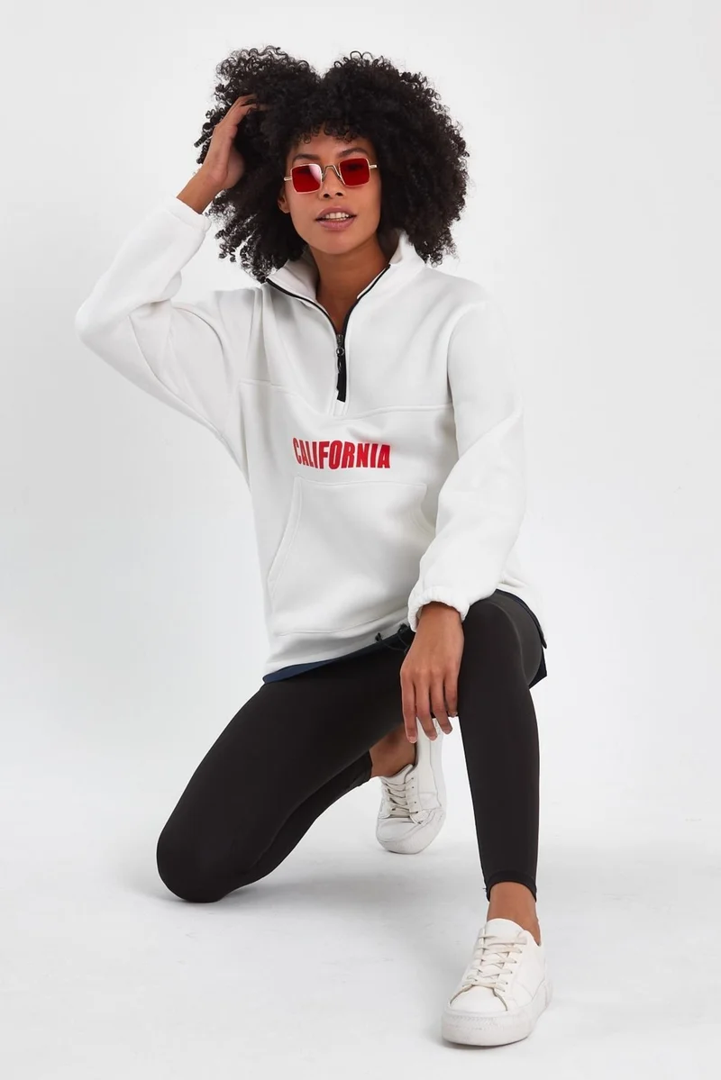 الكسندر جاردي Oversize Printed Sweatshirt (E23-61903)