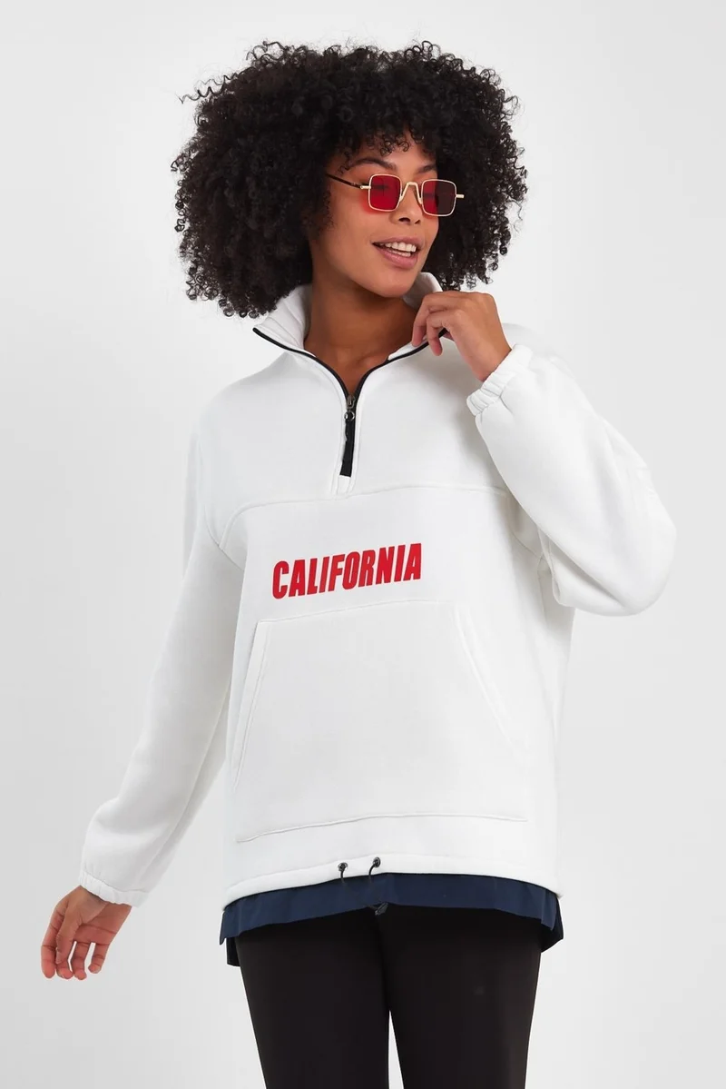 الكسندر جاردي Oversize Printed Sweatshirt (E23-61903)