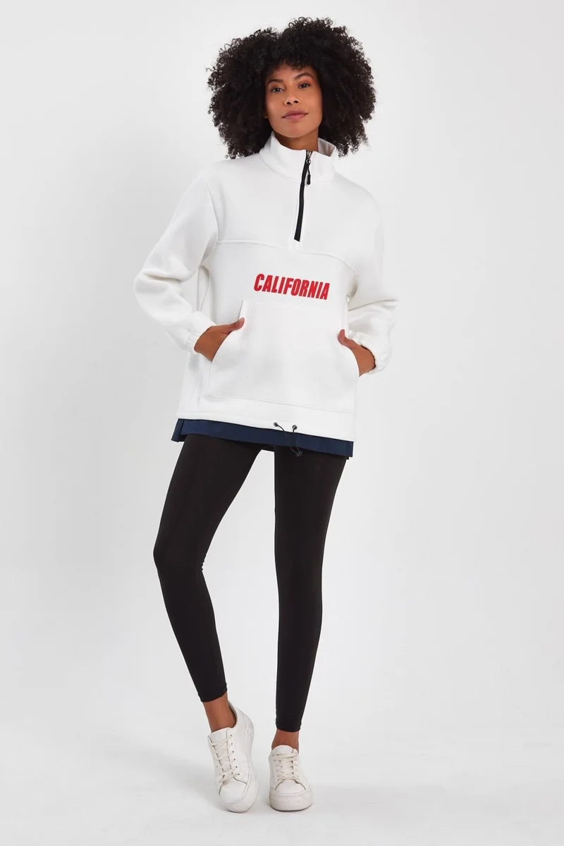 الكسندر جاردي Oversize Printed Sweatshirt (E23-61903)