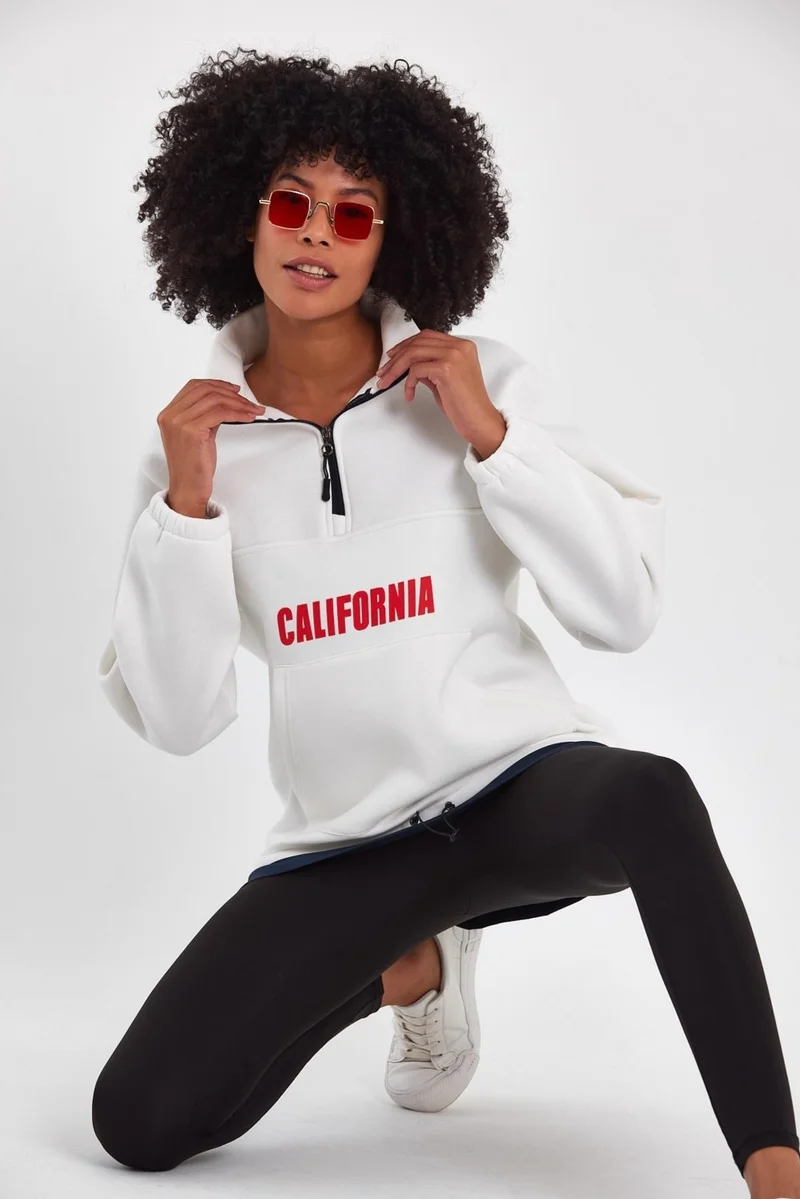 الكسندر جاردي Oversize Printed Sweatshirt (E23-61903)