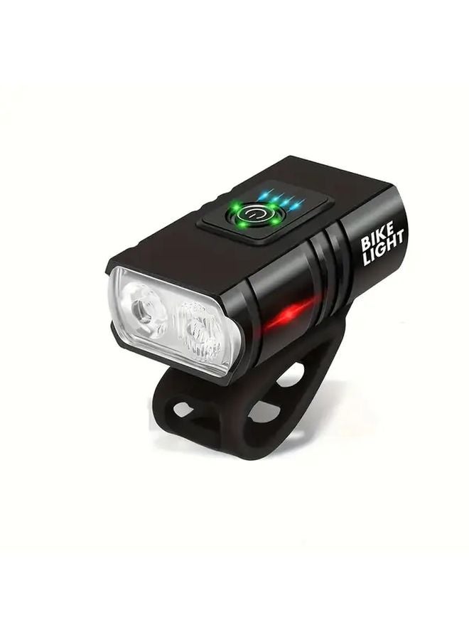 Headlamp Bicycle Light IP65 Waterproof USB Rechargeable Cycling Safety Taillight - Image 1