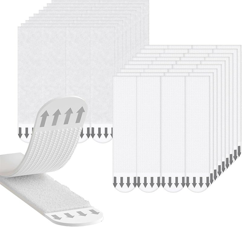 KOWVOWZ 72 Strips/ 36 Pairs Picture Hanging Strips Heavy Duty, 16mm*70mm Sticky Picture Hangers, No Damage Wall Self Adhesive Mounting Tape for Picture Frame Poster Without Nails - Image 1