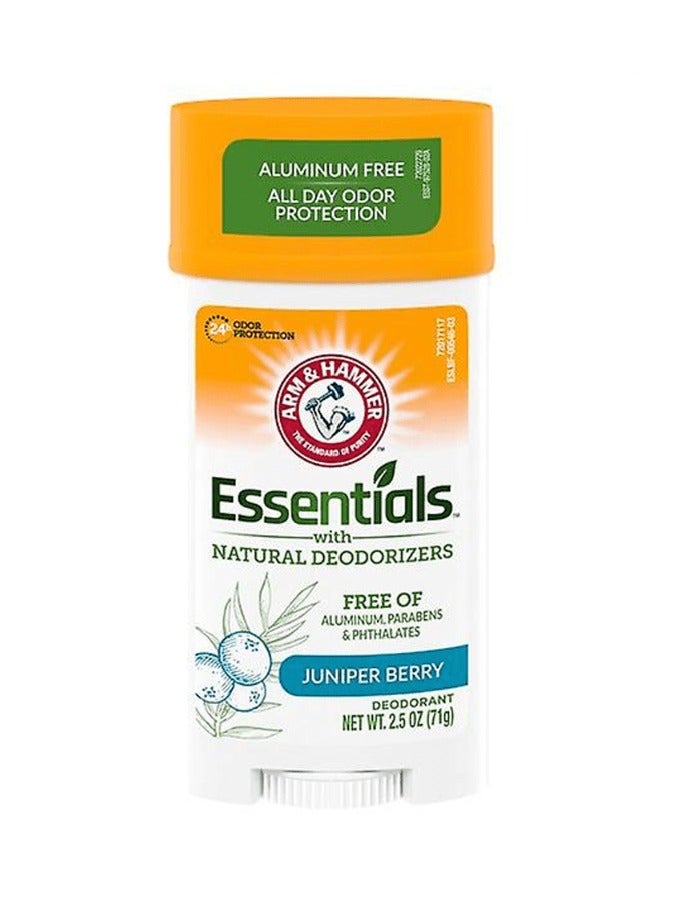 Arm & Hammer Essentials with Natural Deodorizers Juniper Berry Deodorant 71g - Image 1