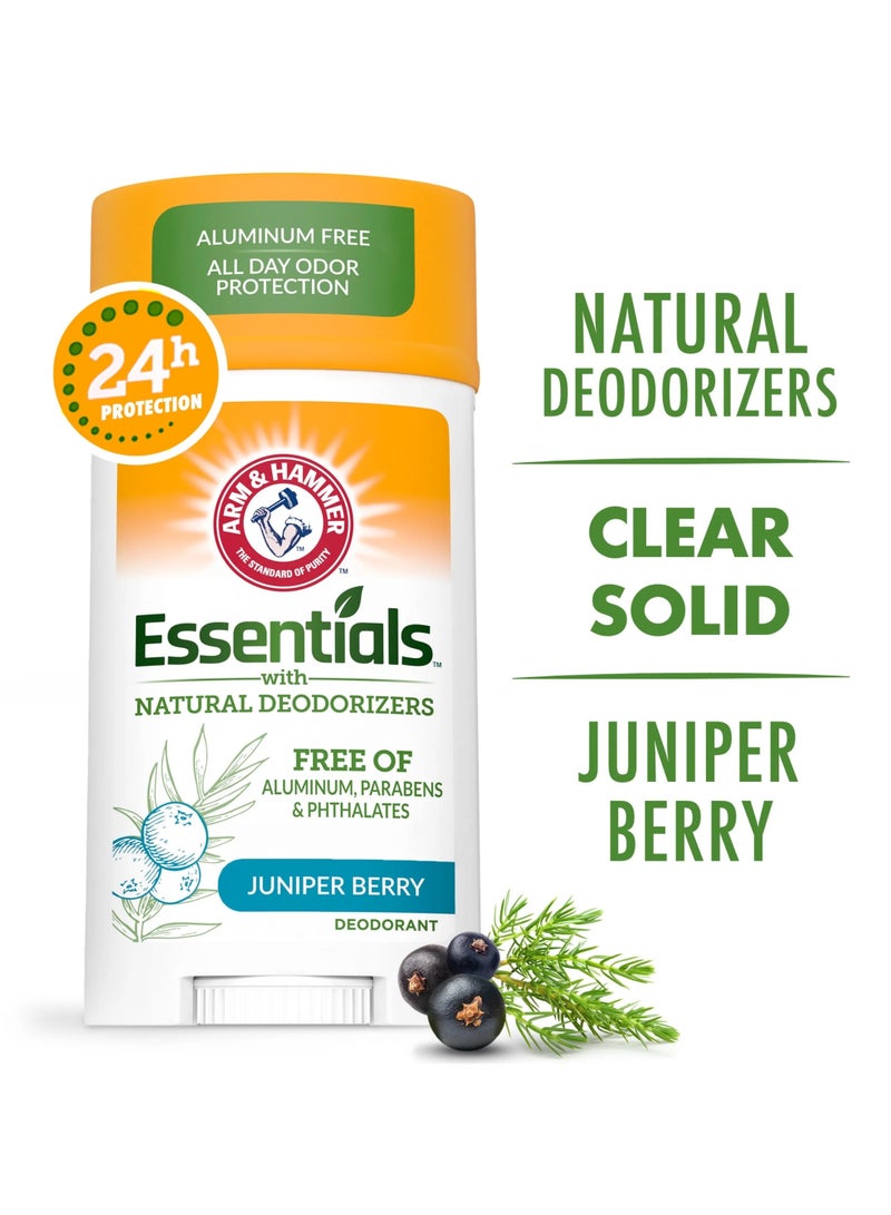 Arm & Hammer Essentials with Natural Deodorizers Juniper Berry Deodorant 71g - Image 2