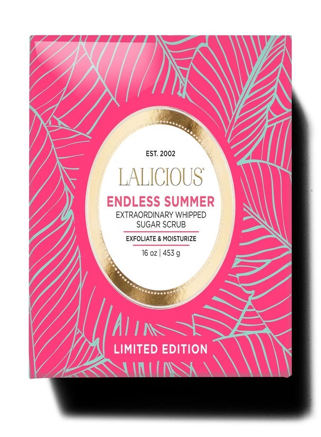 LALICIOUS Endless Sumner Sugar Scrub, Exfoliating Body Scrub, Moisturizing Extraordinary Whipped Body Exfoliator, Gentle Exfoliating Body Scrubber Exfoliator for Radiant Skin, No Parabens - 16oz - Image 2