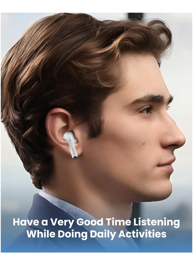 Moxedo Duo Beats 2 in 1 Wireless Bluetooth 5.3 Earbuds Dual Microphone Clear Calls, Sweat Resistance Easy Touch Control with Noise Reduction Technology