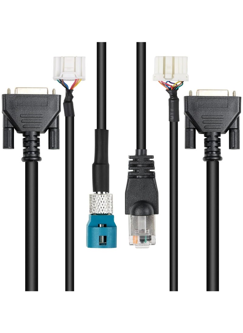 Autel Original Tesla Diagnostic Cables Set for Tesla S & Tesla X Model, Tesla OBD2 Diagnostic Tools Adapter MaxiSYS 909, 919,908SPro, Elite,Elite II,Ultra Tablets  - Image 1