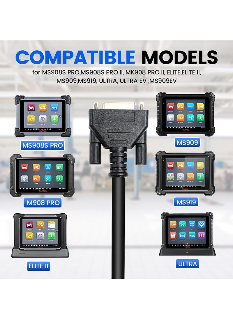 Autel Original Tesla Diagnostic Cables Set for Tesla S & Tesla X Model, Tesla OBD2 Diagnostic Tools Adapter MaxiSYS 909, 919,908SPro, Elite,Elite II,Ultra Tablets  - Image 2