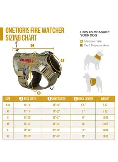 OneTigris Tactical Dog Harness Vest,No-Pull Service Dog Vest with Hook & Loop Panels,Adjustable Dog Vest Harness for Walking Hiking Training(Camo,XS)  - Image 2