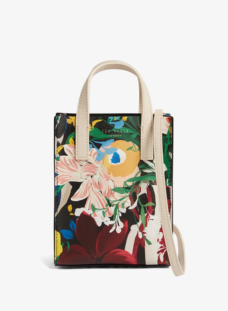 Ted Baker Bounina Floral Bouquet Printed Mini Icon Crossbody