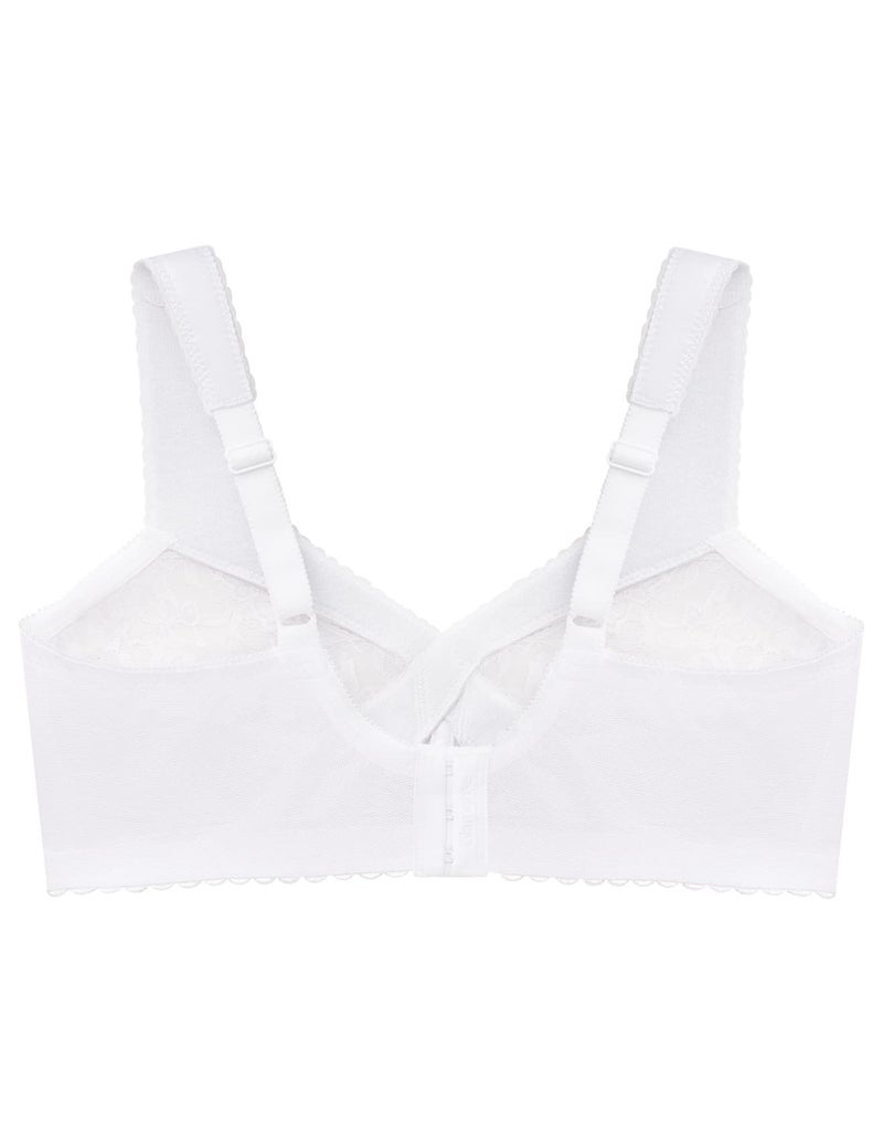 Glamorise Full Figure Plus Size MagicLift Original Support Bra Wirefree #1000 White - Image 5