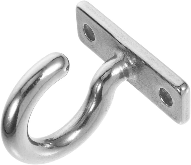 Stainless Steel 304 Wall Mount Hook 10mm Screw Ceiling Hook for Coat Hat Towel Holder Indoor Outdoor Utility Hanging in Bathroom Kitchen Garage - Image 1