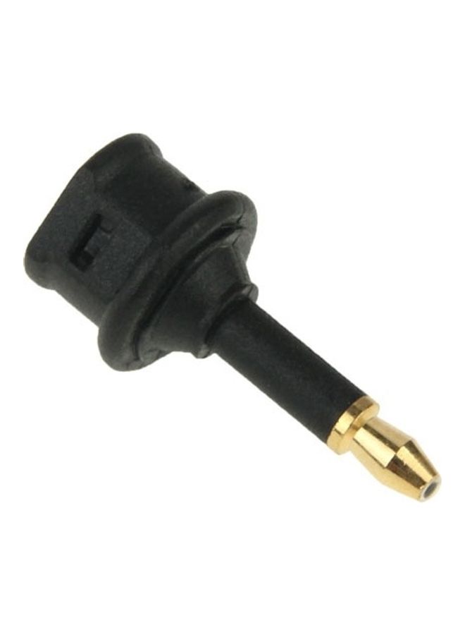 NIBEMINENT Square to Round Optical Fiber Adapter Gold/Black - Image 1