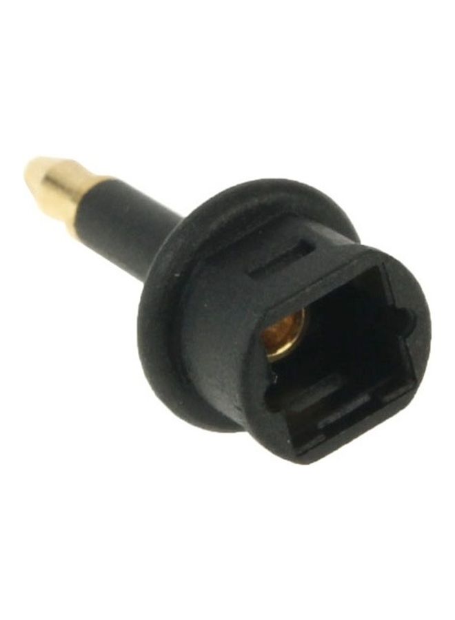 NIBEMINENT Square to Round Optical Fiber Adapter Gold/Black - Image 2