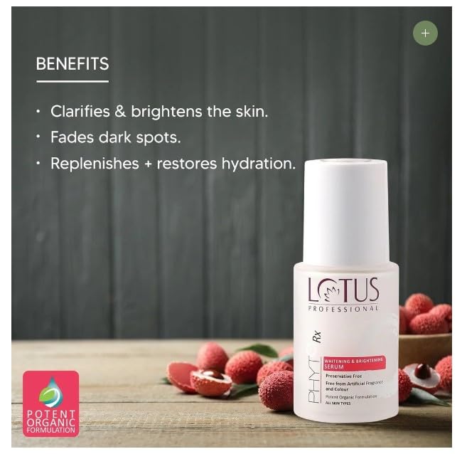 Lotus Professional Lotus Professional Whitening Brightening Day Cream50g Face Serum30ml Set of 2 - Image 5