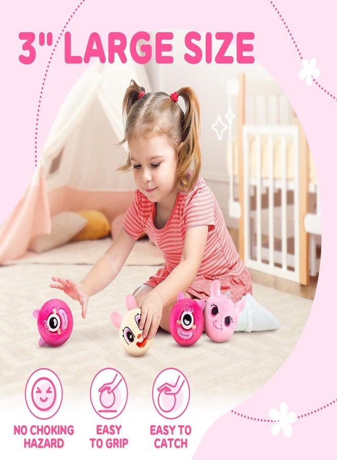 PlayZap Bouncy Balls 3" Large Size with Cute Plushies - Easter Basket Stuffers for Toddler Sensory Toys BPA-Free Safe Toys Gifts for Kids Boys Girls 1-3 3-5 5-8 - Image 3