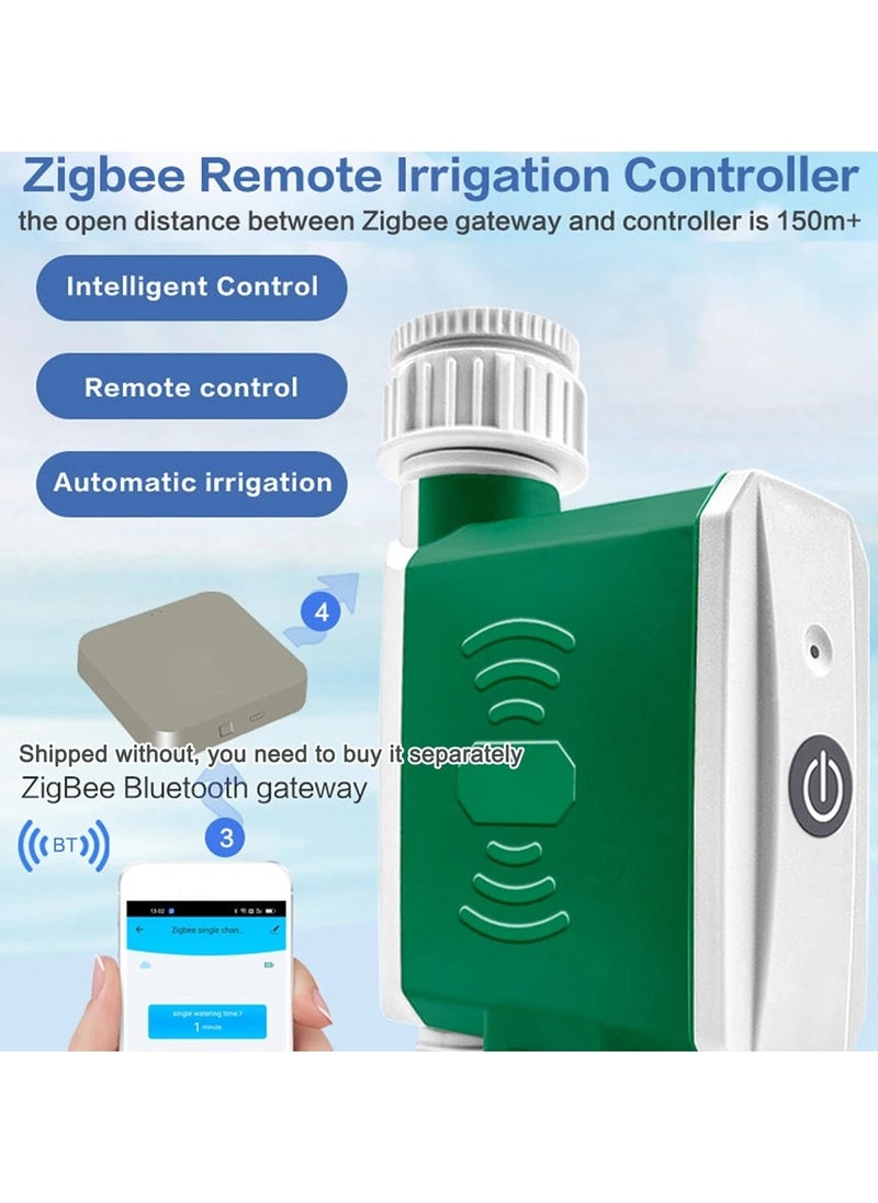 AROAQ - Tuya ZigBee Smart Watering Timer Drip Irrigation Controller APP Remote Control Automatic Watering Device Home Gardening Tool ( Timer and Gateway ) - Image 1